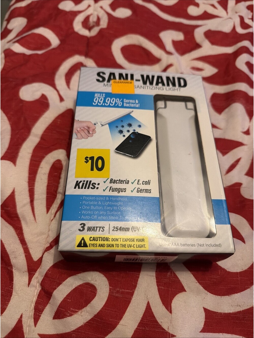 SANI WAND MINI  SANITIZING LIGHT NEW